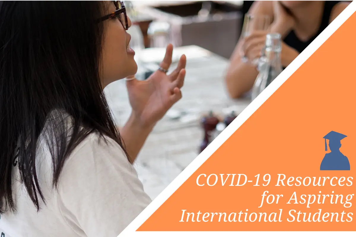 COVID-19 Resources: For Aspiring International Students | May 2020